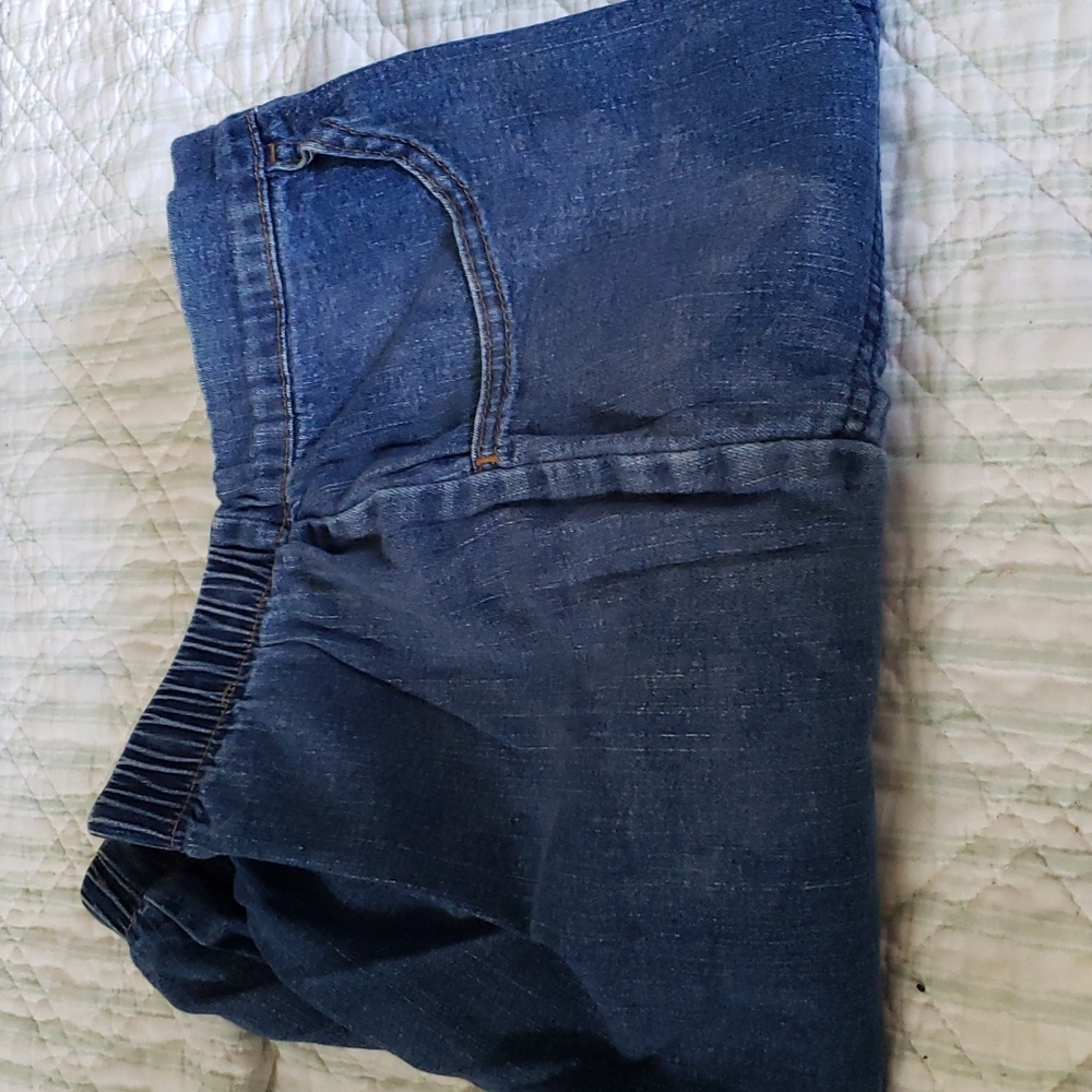 Blue jeans by Jms size 18p  elastic waist